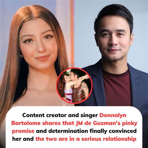 Donnalyn Bartolome officially confirms JM de Guzman。